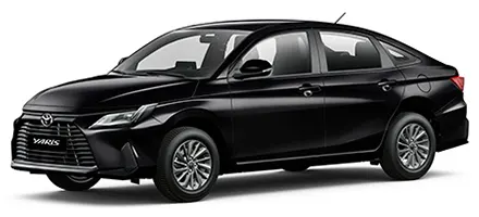 Toyota Yaris Sedán 2023 negro mica